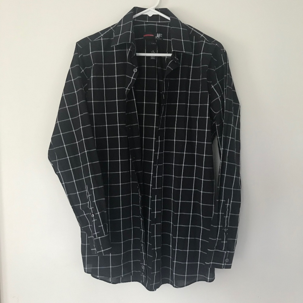🍁J. Ferrar Slim Stretch Button Down Shirt
